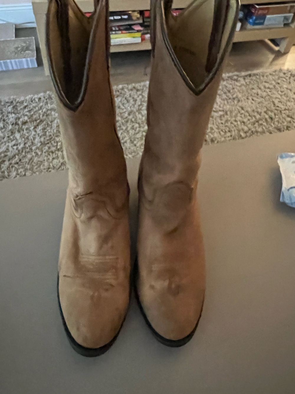 Smoky Mountains Brown Western Cowboy Boots - Leather, very clean inside